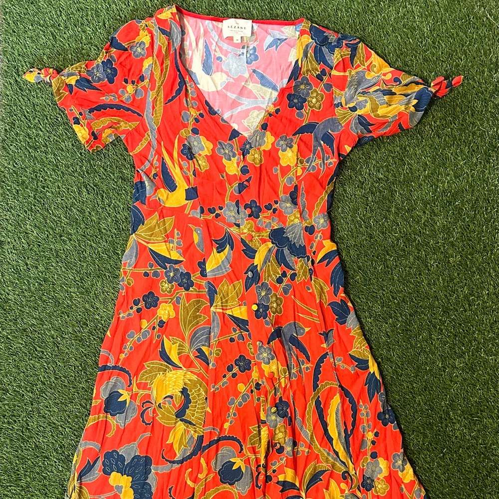 Sezane Floral Dress